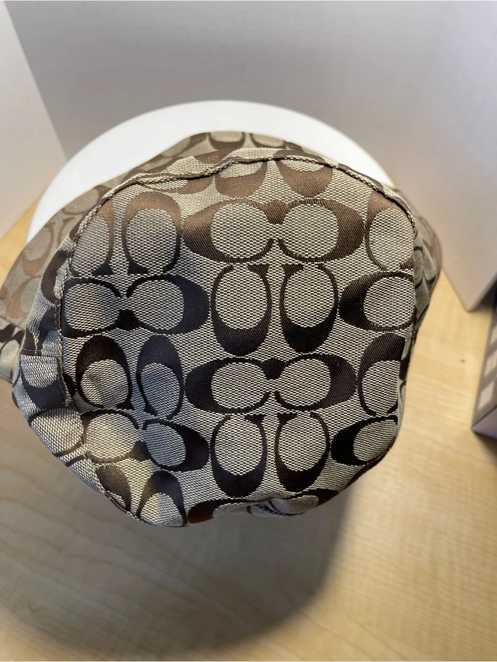 Coach Signature Bucket Hat Size Small - Brand New **